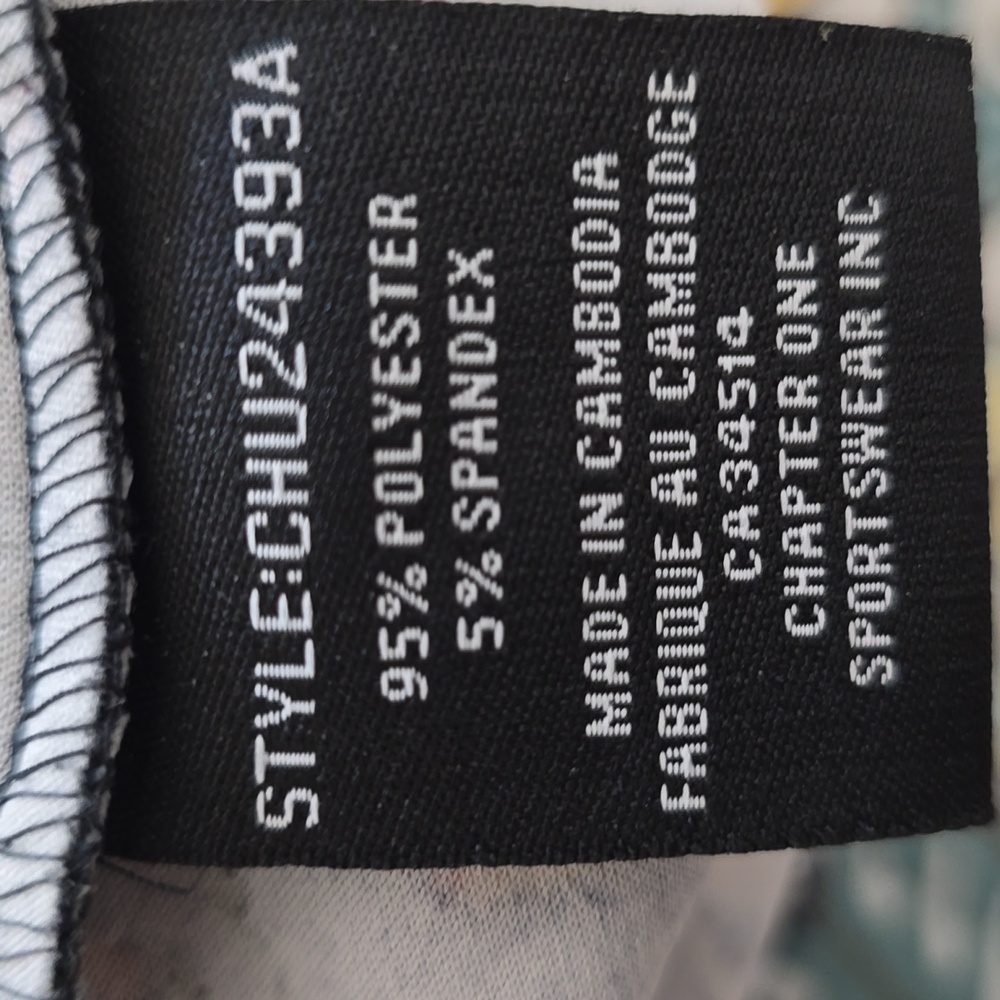 Chapter One Floral Print Black Pants With Pockets - Picture 5 of 6